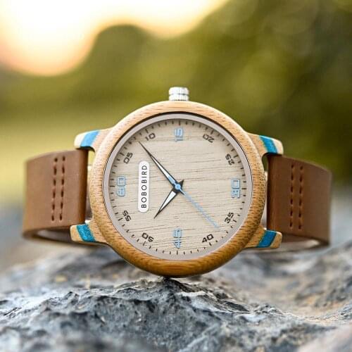 Couple Watch BOBO BIRD New Wooden Men And Women Fashion Personality Luminous Hands Wristwatch Japan Movement Simple Timepiece