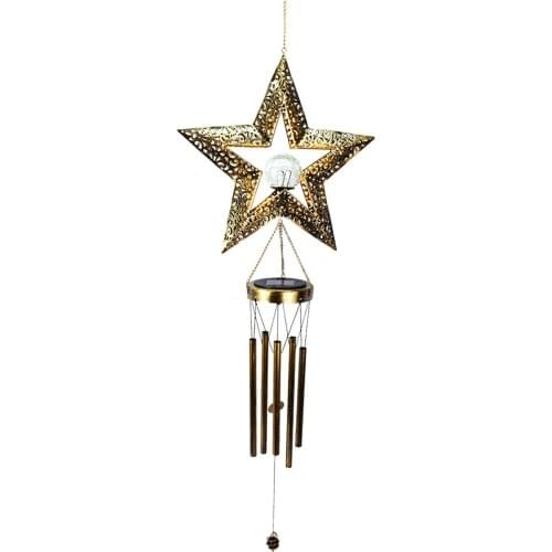 Home Rustic Stars Outdoor Garden Decor Wind Chime