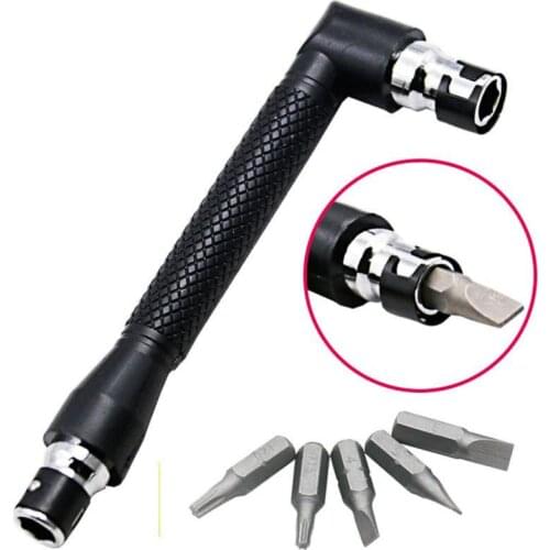 Head L-shaped Socket Spanner Screwdriver 1/4"6.35mm Screwdriver Bit Tool Wrench Set Multifunction Repair Tool Hand Tool Set