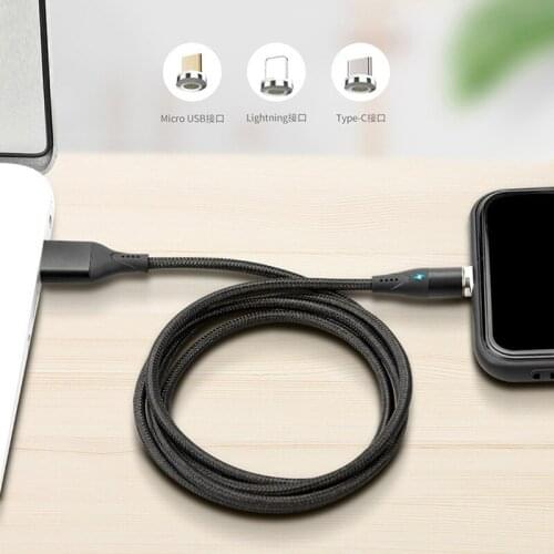 Tutew Data Magnetic Usb Cable Usb Type C Cable 3.1 Fast Charging Wires for Samsung S20 Plus S20+ Huawei Redmi Note 8 Usb-c Long