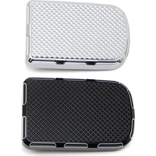 Edge Cut Cover Footpeg Brake Pedal Pad Footrest for Harley 12-16 FLD / 86-17 FL Softail / '80-later Trike Touring Motorcycle