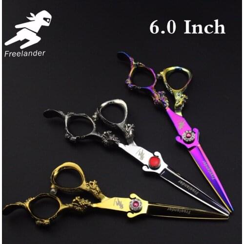6 Retro Style Profissional Hairdressing Scissors Hair Cutting Scissors Set Barber Shears Stainless Steel Hair Cutting Scissors