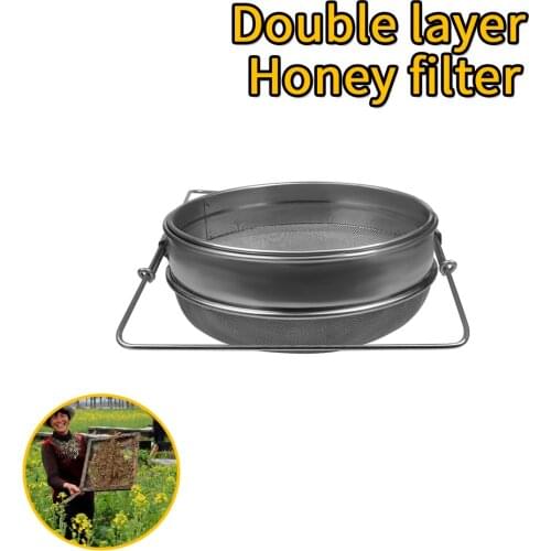 Beekeeping Bee double Honey Filter Bees Keeping Apiculture Equipment and Tools for Beekeeper