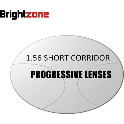 Progressive no-line multifocus HC CR-39 resin aptitude lenses prescription lenses for middle-old year people see near & distance