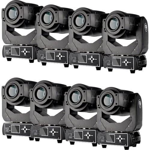 8pcs/lot 90W LED Moving Head Light 3 Face Prism Spot Light with Rotation Gobos Function for DJ Disco Stage Projector Big Events