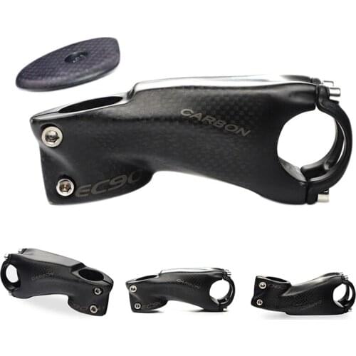 Full Carbon Fiber Bike Stem 28.6-31.8MM Bicycle Stem Riser For MTB Road Bike