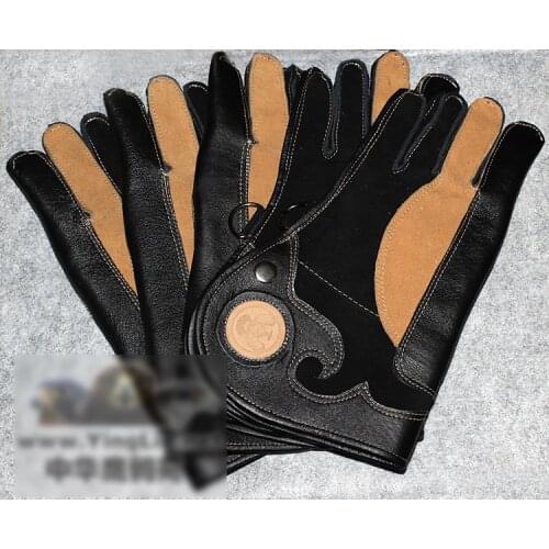 Cowhide Genuine Leather Glove Guard Holder Falconry For Falco Hawk Eagle Tactical Hunting Hunter