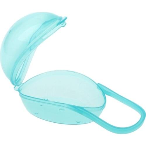1PC Baby Solid Pacifier Box Soother Container Holder Pacifier Box Travel Storage Case Pacifier PP Plastic Box