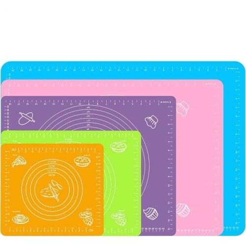 1Pcs Silicone Baking Mat Sheet Extra Large Baking Mat for Rolling Dough Macaroo Pizza Dough Non-Stick Maker Holder Pastry