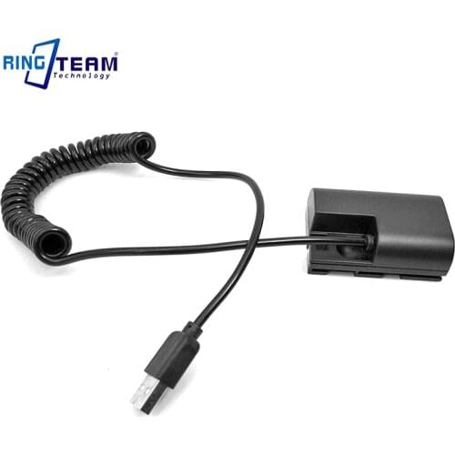 10X USB to LP-E6 Dummy Battery Decode DR-E6 DC Coupler for Canon Cameras EOS 5D2 5D3 5D4 5DS 5DSR 6D 6D2 7D 7D2 60D 60Da 70D 80D