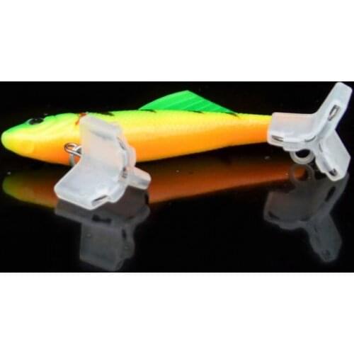 2# Treble Fishing Hook Cover Cap Safety Fishing Lures Grip Hook Protector Case for 1# 2# 3# Treble Hooks