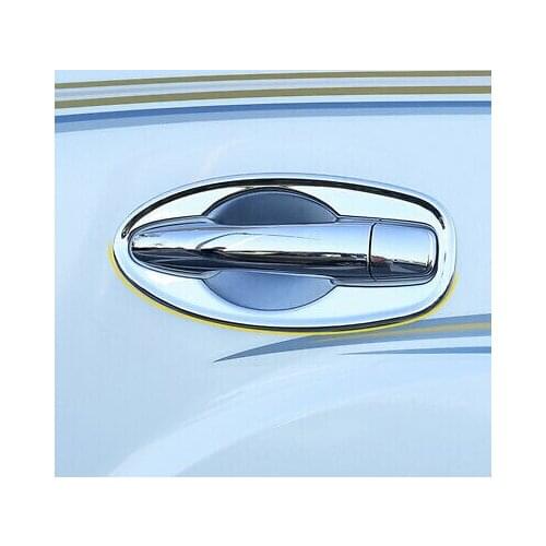 8* Steel Door Handle Bowl Cover Trim For Nissan Navara Frontier NP300 2015-2019