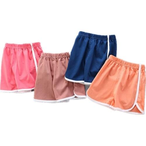 BBD Toddler Cotton Short Pants Summer Boys Girls Thin Sport Outdoor Clothes Children 1-5 Years High Quality Costume