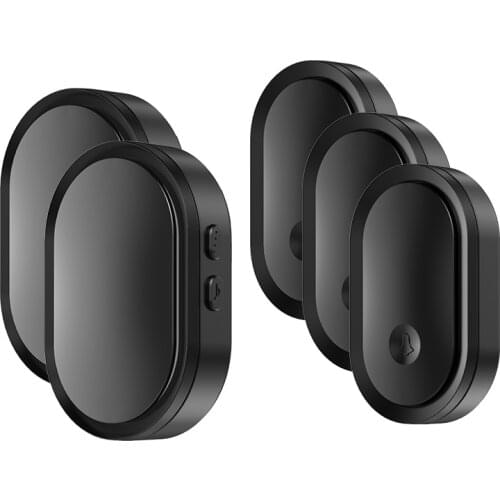 CACAZI Welcome Wireless Doorbell Waterproof 300M Remote 3 Button 2 Receiver Smart LED Light Home Door Ring Bell Electronic