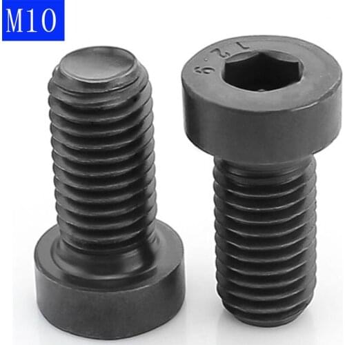 M10 x 1.5mm Low Head Allen Bolt Hex Socket Cap Screws 12.9 Alloy Steel Black Oxide DIN 7984