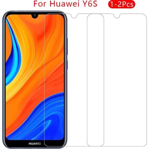 Case for huawei y6s cover tempered glass screen protector on y 6s 6 y6 s 2019 2020 protective phone coque bag accessories global