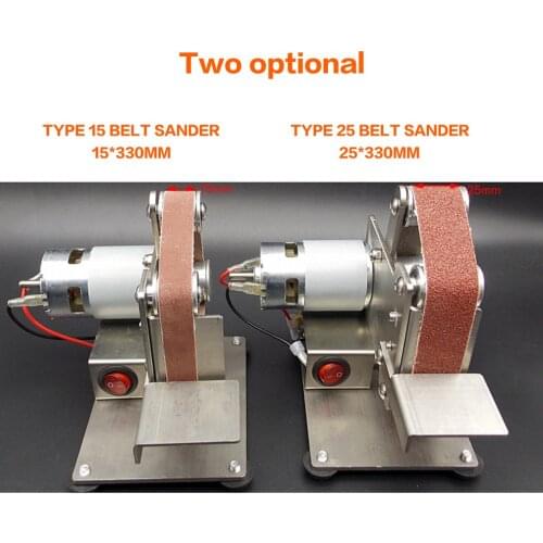 Multifunctional Grinder Mini Electric Belt Sander Polishing Grinding Machine Cutter Edges Sharpener Belt Grinder Sanding Sale