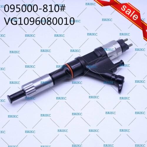ERIKC 095000-8101 ( VG1096080010 ) Diesel Engine Parts Injector Assembly 8101 Genuine Fuel Injector 0950008101 for Denso HOWO