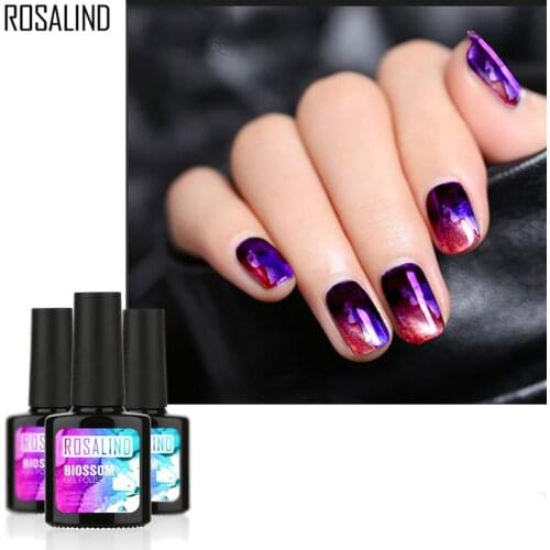 Rosalind Gel 1S Blossom 10ML Nail Polish BeautySoak Off DIY Nail Art Transparent Blossom Gel Polish UV Eco-friendly Gel Varnish