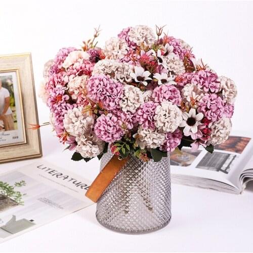 Imitation Plants European Simulation Bouquet Home Decoration Artificial Flowers Wedding Fake Plants Photography Background Decor