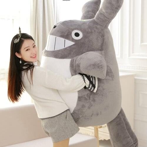 Kawaii Soft Jumbo Totoro Plush Toy Giant Anime Totoro Doll Toys Cartoon Stuffed Pillow for Children friend Gift DY50595