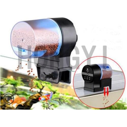 SUNSUN 1 piece AK-01S large capacity fish tank feeder intelligent timing automatic feeder for aquarium fish tank supplies
