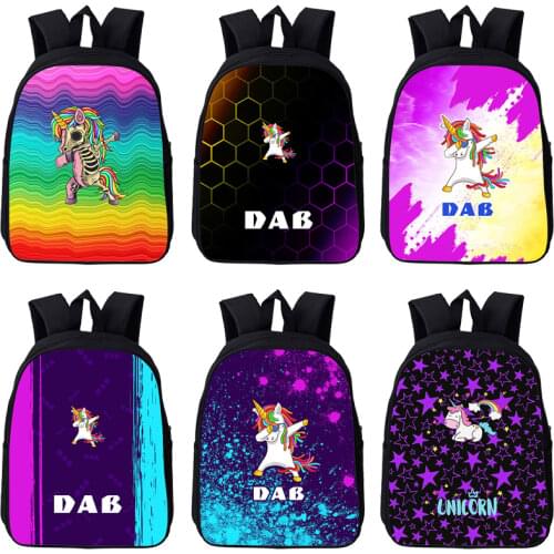 Hot Sale Unicorn Dabbing Rucksack Students School Bags Beautiful New Pattern knapsack for Men Women Fashion Teens Books Backpack