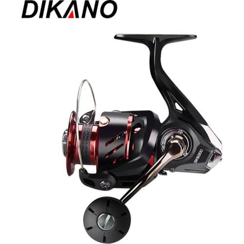 Metal Powerful Fishing Reels Ultra Smooth High Capacity Folding Rocker Metal Spool For Saltwater Freshwater Fishing