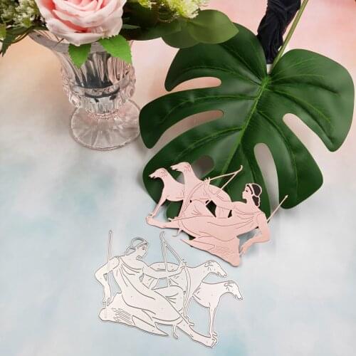 Greek goddess metal cutting dies template 2019 new DIY scrapbook album paper card decorative craft embossed mold