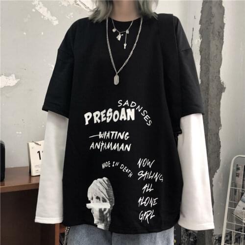 MINGLIUSILI Women's T-shirts With Inscriptions
