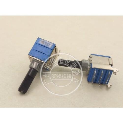 Original new 100% 142 Type horizontal six couplet potentiometer B50K B503 axis long 23MMF (SWITCH)