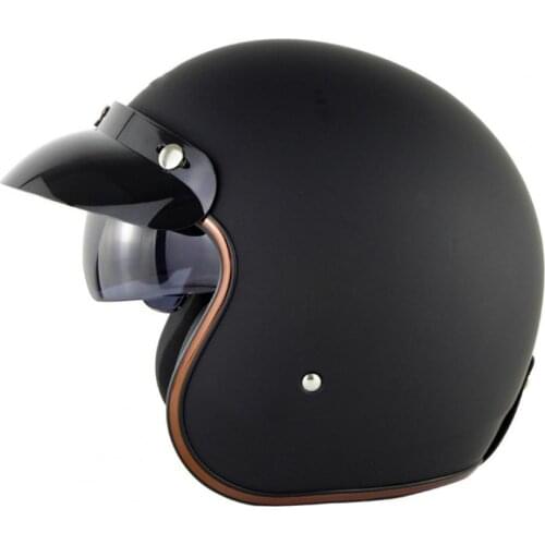 Full Helmet Vintage Impact Resistance Mirrored Motorcycle Retro Helmet for Motorcycle Headwear Equipments