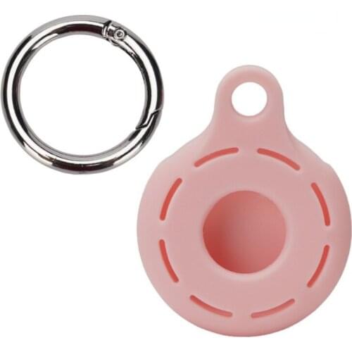 Silicone Protective Case For Apple Airtag Locator Tracker Hangable Keychain Protect Sleeve for Airtags Cover Shell