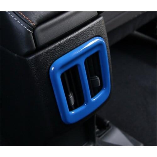 ABS Interior Decoration Rear Air Conditioner Vent Frane Cover Trim for Jeep Compass 2017+ Car Accessories Colorful Decal Sticker