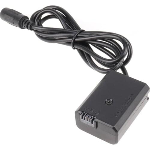 NP-FW50 Dummy Battery DC Coupler 5V 2A USB Cable For Sony A7 A7R A7S A7M A7II A6500 A5100 NEX5 DSC-RX10