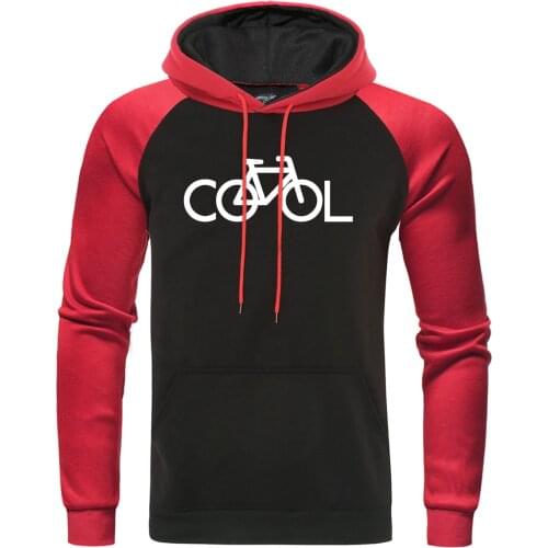 Bike Its Cool Raglan Hoodies Men 2019 Autumn Winter Hoodie Sweatshirt Man Leisure Warm Streetwear Mens Hoody Brand Pullover