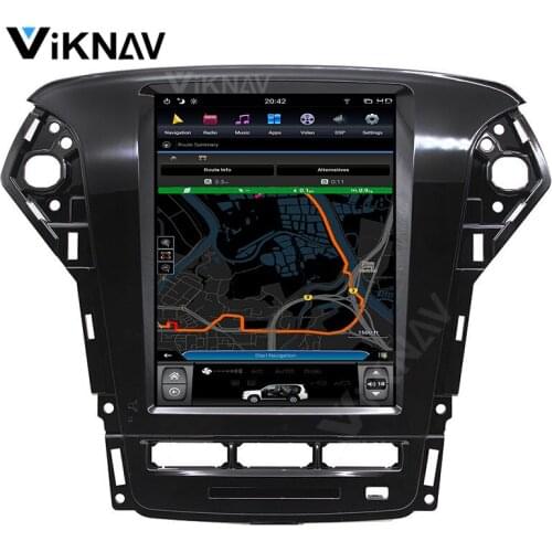 Video player GPS 10.4'' vertical screen for-Ford-Mondeo Fusion mk4 2011 2012 2013 Android car multimedia player stereo radio DVD