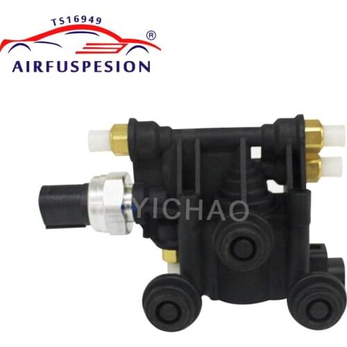 Air Suspension Compressor Pump Valve Block For Land Rover LR3 LR4 Discovery 3 Range Rover Sport RVH000046 RVH500070 2005-2013