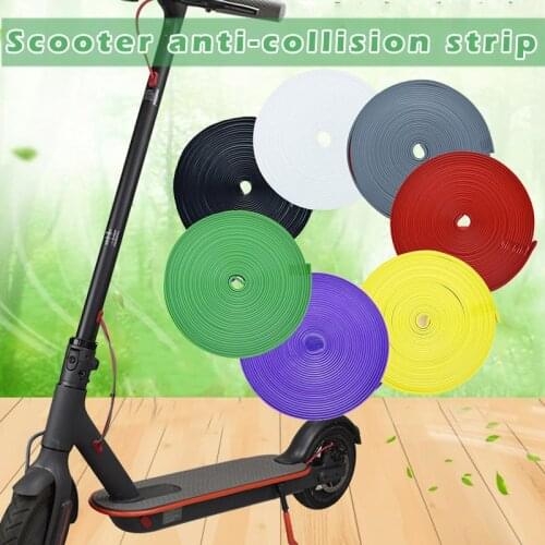 Skateboard Protective Bumper Strip Tape for Xiaomi Mijia M365 Electric Scooter SAL99