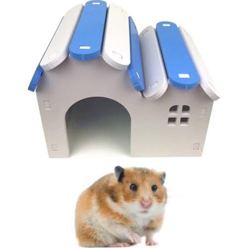 1 PCS Pet Hamster House Cage Hideout Toy Detachable DIY Small Animals Entertainment Exercise Toys For Guinea Pig Gerbils Ferrets