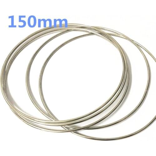 10pcs/lot Big Circle Ring Inner Diameter Of 150mm (6inch) DIY Bag Accessories O Ring Silver Plated Backpack Harness Ring