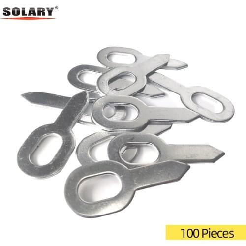 100PCS Dent Pulling Straight Washer Tool Car Body Repair For Spot Welder Panel Pulling Washer Spot Welding Machine Consumables
