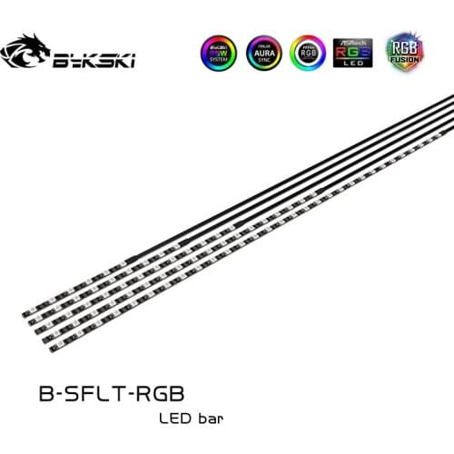 Bykski 12V RGB Non-waterproof Soft Strip / LED Light Strip use for CPU Block /Pump Replacement waterways board replace D-RGB
