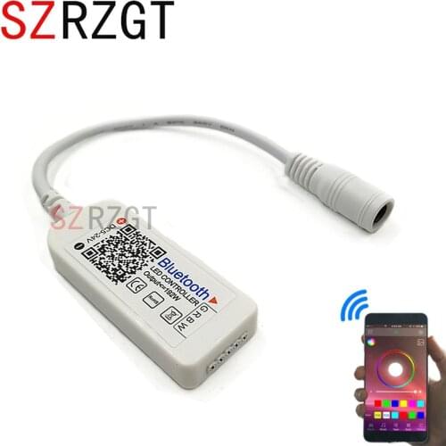 DC12V Mini WIFI LED RGB Controller 3 Channel Bluetooth RGB/RGBW Led Controller IOS / Android APP For RGB LED Strip Light