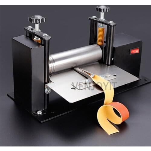 Electric small leather draw machine, manual glue dispenser machine, leather press laminating machine