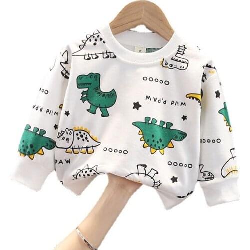 New Spring Autumn Baby Girls Clothes Children Cartoon T-Shirt Infant Sport Casual Costume Toddler Boys Clothing Kids Tracksuits