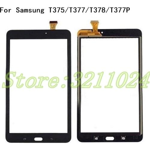 Good quality New For Samsung Galaxy Tab E 8.0 T375 T377 T378 T377P LCD Outer Touch Screen Digitizer Front Glass Sensor