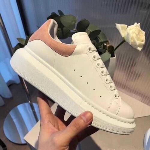 Luxury Designer Shoes Casual Women Sneakers Lace Up Platform White Shoes Tennis Vulcanize Shoes