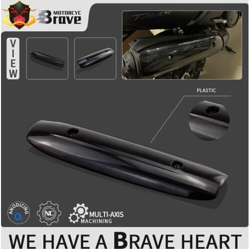 Motorcycle Muffler Exhaust Pipe Cover Cowl For Yamaha XP500 TMAX500 2011-2016 T-MAX TMAX T MAX 530 2011 2012 2013 2014 2015 2016
