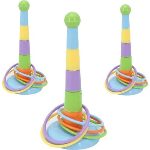 2020 NEW Mini Hoop Ring Toss Plastic Ring Toss Garden Game Pool Toy Outdoor Fun Set Toys For Children Kids Gift